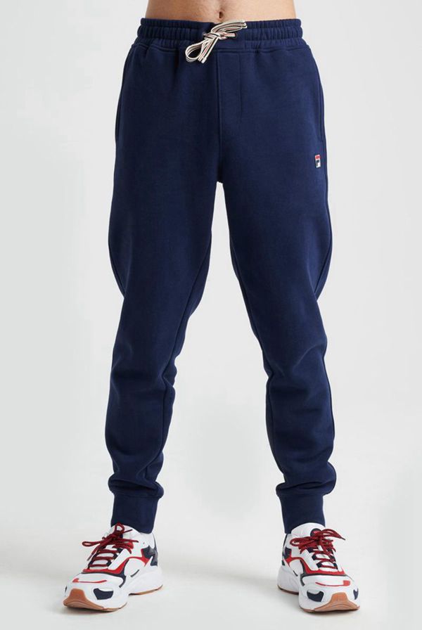 Calca Jogger Fila Homem Azul Marinho - Fila Visconti Jogger Outlet Portugal,JKTO-15649